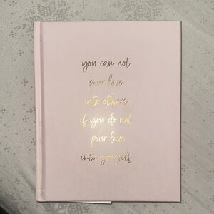 Pink and Gold Inspirational Journal